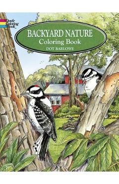 Backyard Nature Coloring Book - Dot Barlowe