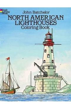 North American Lighthouses Coloring Book
