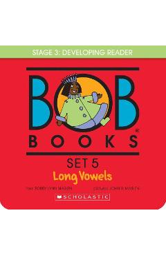 Bob Books - Long Vowels Box Set Phonics, Ages 4 and Up, Kindergarten, First Grade (Stage 3: Developing Reader) - Bobby Lynn Maslen