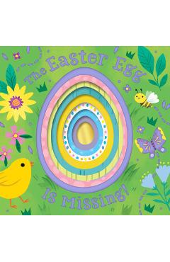 The Easter Egg Is Missing! (Board Book with Cut-Out Reveals) - Houghton Mifflin Harcourt