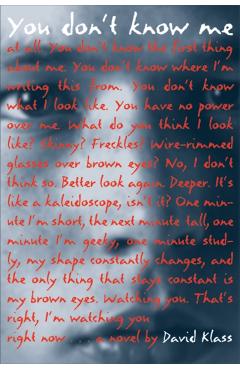 You Don't Know Me - David Klass