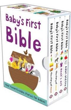 Baby\'s First Bible Boxed Set: The Story of Moses, the Story of Jesus, Noah\'s Ark, and Adam and Eve - Roger Priddy