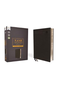 Nasb, Thinline Bible, Large Print, Leathersoft, Black, Red Letter Edition, 2020 Text, Comfort Print - Zondervan