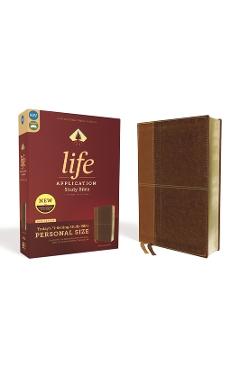 Niv, Life Application Study Bible, Third Edition, Personal Size, Leathersoft, Brown, Red Letter Edition - Zondervan