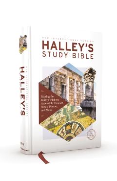Niv, Halley\'s Study Bible, Hardcover, Red Letter Edition, Comfort Print: Making the Bible\'s Wisdom Accessible Through Notes, Photos, and Maps - Henry H. Halley