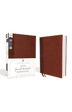 Nasb, Journal the Word Reference Bible, Leathersoft Over Board, Brown, Red Letter Edition, 1995 Text, Comfort Print: Let Scripture Explain Scripture. - Zondervan - Imagine 1