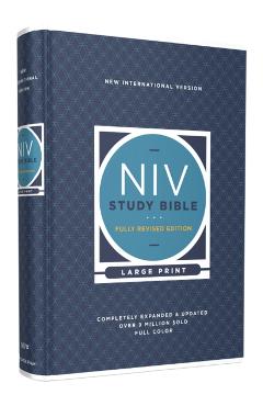 NIV Study Bible, Fully Revised Edition, Large Print, Hardcover, Red Letter, Comfort Print - Kenneth L. Barker