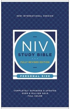 NIV Study Bible, Fully Revised Edition, Personal Size, Hardcover, Red Letter, Comfort Print