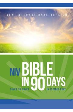 Bible in 90 Days-NIV: Cover to Cover in 12 Pages a Day - Zondervan