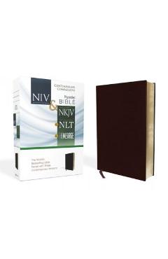 Contemporary Comparative Side-By-Side Bible-PR-NIV/NKJV/NLT/MS - Zondervan