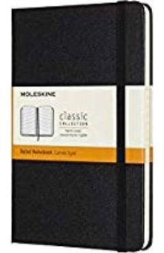 Moleskine Notebook, Medium, Ruled, Black, Hard Cover (4.5 X 7) - Moleskine