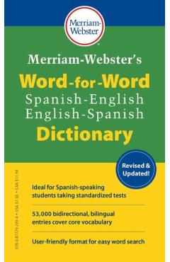 Merriam-Webster's Word-For-Word Spanish-English Dictionary - Merriam-webster