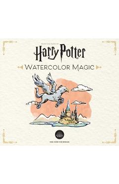 Harry Potter Watercolor Magic: 32 Step-By-Step Enchanting Projects (Harry Potter Crafts, Gifts for Harry Potter Fans) - Tugce Audoire