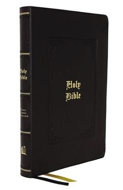 Kjv, Thinline Bible, Large Print, Vintage Series, Leathersoft, Black, Red Letter, Comfort Print: Holy Bible, King James Version - Thomas Nelson