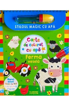 Ferma vesela. Stiloul magic cu apa - FLAMINGO
