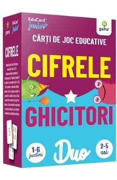 Cifrele. Ghicitori. Carti de joc educative Carti imagine 2022