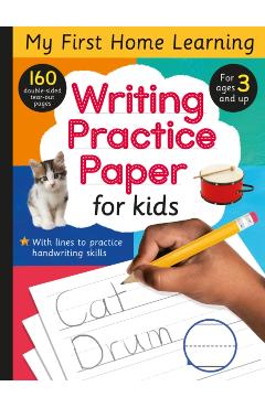 Writing Practice Paper for Kids: 160 Double-Sided Tear-Out Pages - Tiger Tales