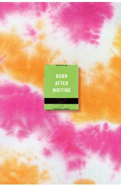 Burn after writing (tie-dye) - sharon jones