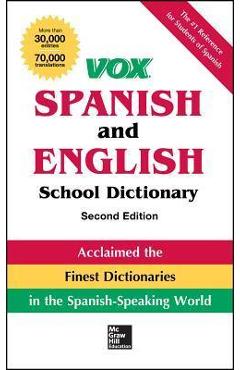 Vox Spanish and English School Dictionary, Paperback, 2nd Edition - Vox
