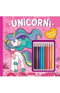 Unicorni. Carte de colorat