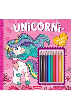 Unicorni. Carte de colorat - KREATIV