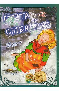 Fetita cu chibrituri. Carte de colorat - Hans Christian Andersen