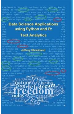Data Science Applications using Python and R: Text Analytics - Jeffrey Strickland