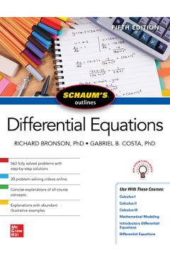 Schaum's Outline of Differential Equations, Fifth Edition - Richard Bronson