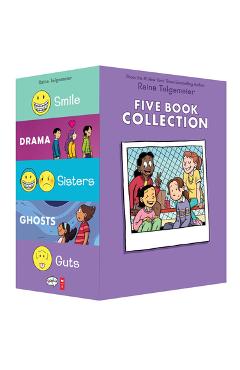 Raina Telgemeier Collection Box Set (Smile, Drama, Sisters, Ghosts, Guts) - Raina Telgemeier