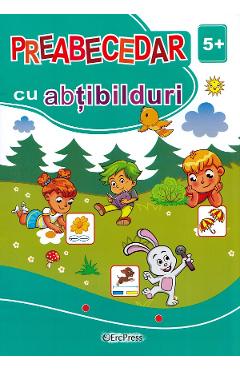 Preabecedar cu abtibilduri 5 ani + - ERC PRESS