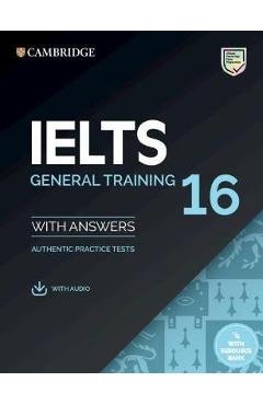 Ielts 16 General Training Student\'s Book with Answers with Audio with Resource Bank - Cambridge University Press