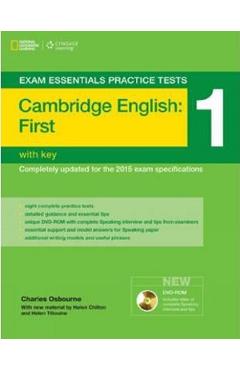 Exam Essentials Practice Tests: Cambridge English First 1 with Key and DVD-ROM