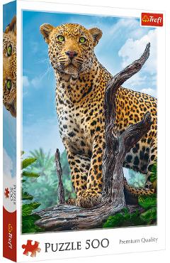 Puzzle 500. Leopard in Savana