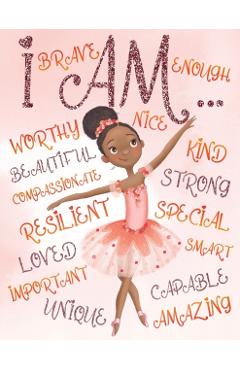 I Am: Empowering Coloring Book for Black and Brown Girls with Natural Curly Hair Positive Affirmations for African American - Aaliyah Wilson