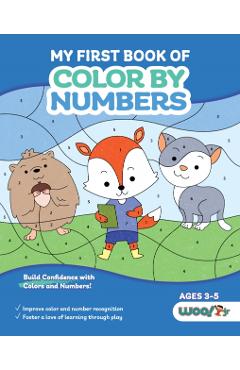 My First Book of Color by Numbers: (Build Confidence with Colors and Numbers) - Woo! Jr. Kids Activities