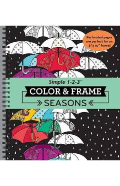Color & Frame - Seasons (Adult Coloring Book) - New Seasons