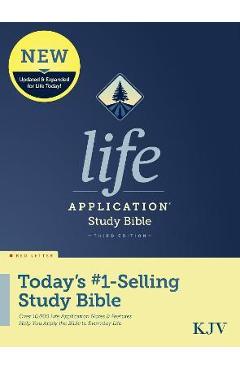 KJV Life Application Study Bible, Third Edition (Red Letter, Hardcover) - Tyndale