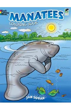 Manatees Coloring Book