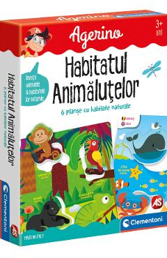 Joc educativ Agerino: Habitatul animalutelor