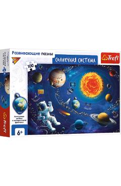 Puzzle educational 100. Sistemul solar