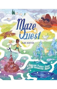 Maze Quest: A Thrilling Puzzle Story with 28 Interactive Mazes - William Potter