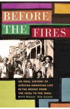 Before the fires: an oral history of african american life in the bronx from the 1930s to the 1960s - mark d. naison