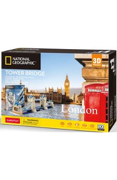 Puzzle 3D + Brosura. Tower Bridge