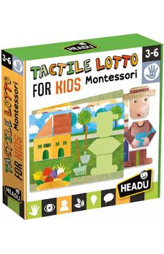 Montessori. Puzzle tactil: Ferma