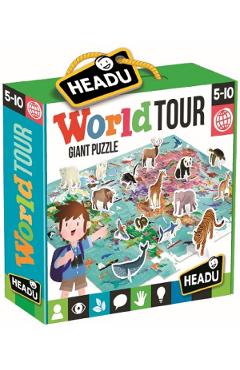 Puzzle gigant: Turul lumii