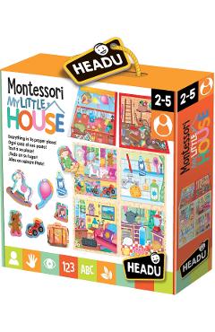 Montessori. Puzzle: Casuta mea