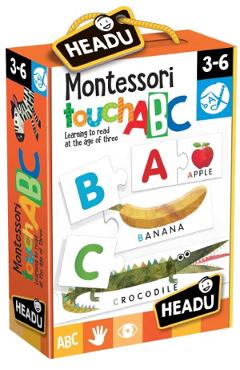 Joc tactil Montessori ABC