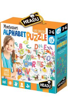 Montessori. Puzzle alfabet 3D