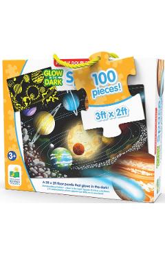 Puzzle straluceste in intuneric. Spatiu