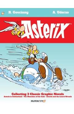 Asterix Omnibus #6: Collecting Asterix in Switzerland, the Mansions of the Gods, and Asterix and the Laurel Wreath - René Goscinny